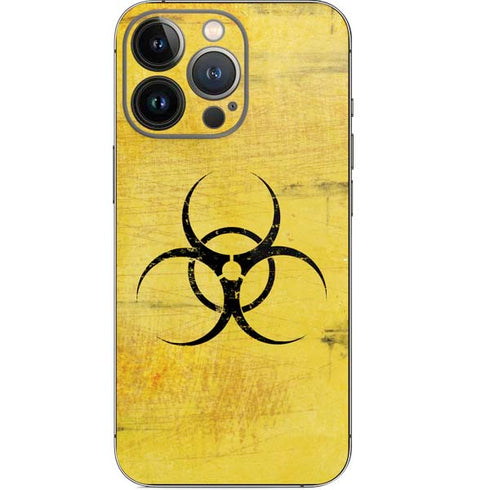 Biohazard Large iPhone 14 Pro Skin